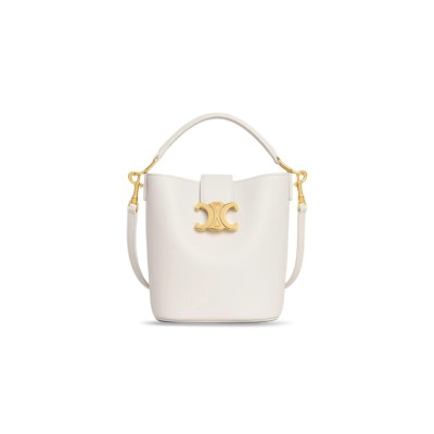 CELINE MINI BUCKET LOUISE IN SMOOTH CALFSKIN 10N473GHJ.01RC (13.5*16*10cm)